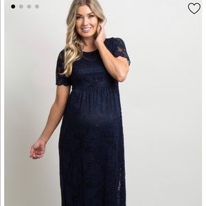 Navy PINKBLUSH Maternity dress- L